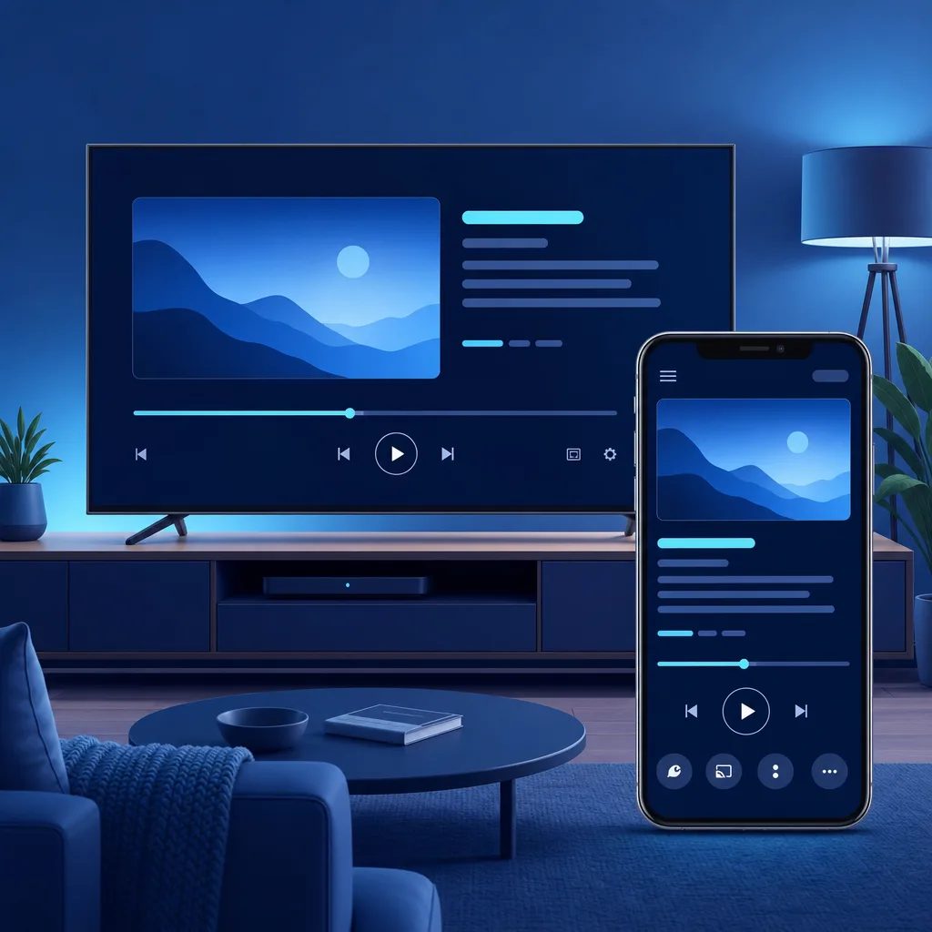 Écran de configuration d'un lecteur IPTV compatible avec King365TV